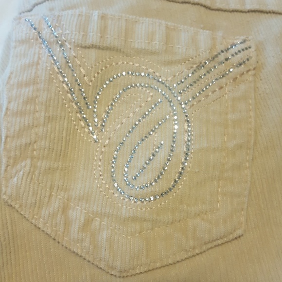 bebe tan corduroy pants size 28 - Picture 2 of 8